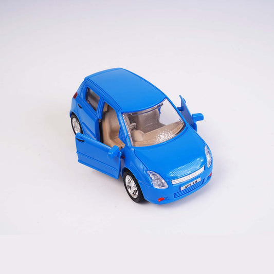 Swift Car (AIG-114) – Pull‑Back Toy Hatchback with Openable Doors | Colour Will Be Provided as per Available Stock