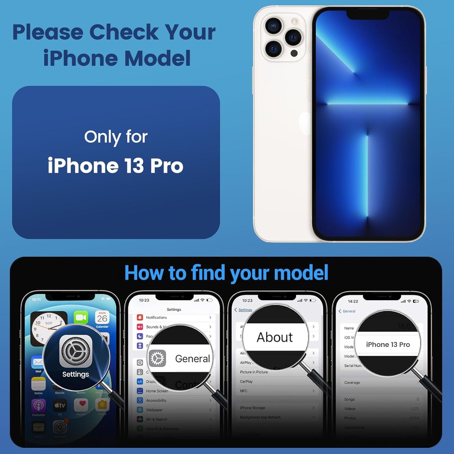 AIG Clear MagSafe Case for iPhone 13 Pro β Slim, Shockproof & Anti-Yellowing (6.1")