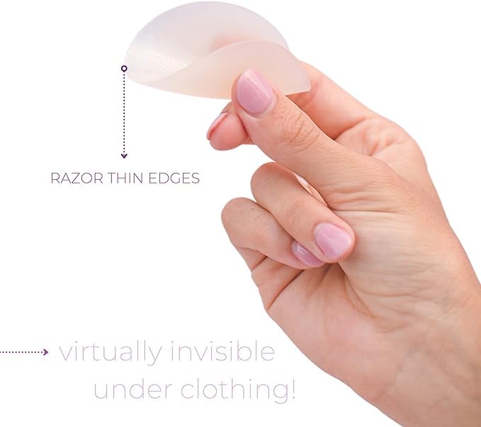 AIG Silicone Reusable Nipple Cover Pads – Invisible Pasties (Nude, Free-Size)