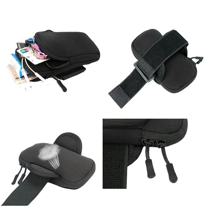 AIG Mobile Pouch – Dual Zipper Arm Bag for Men & Women | Universal Sports & Travel Pouch