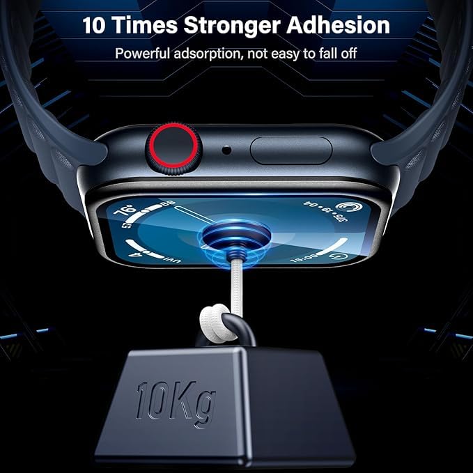AIG 1 Pack Apple Watch 45mm Screen Protector Titanium Bumper + Tempered Glass, Series 9/8/7, Black