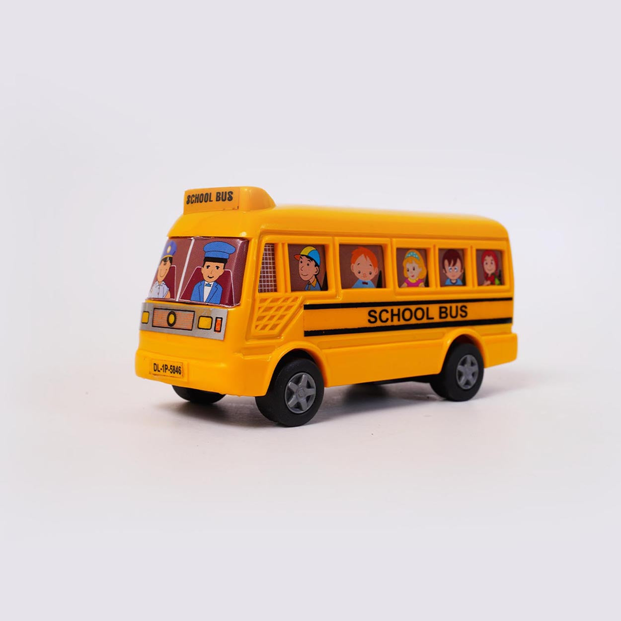 Mini Bus (AIG-102) – Pull-Back Toy Bus
