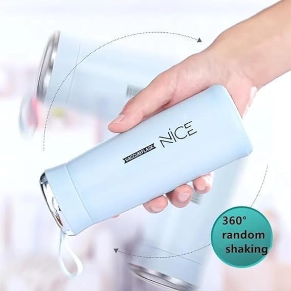 Reusable Plastic Water Bottle with Carry Loop – Leakproof BPA-Free Drinking Bottle for School, Office, Gym, Travel & Daily Use (500ml)