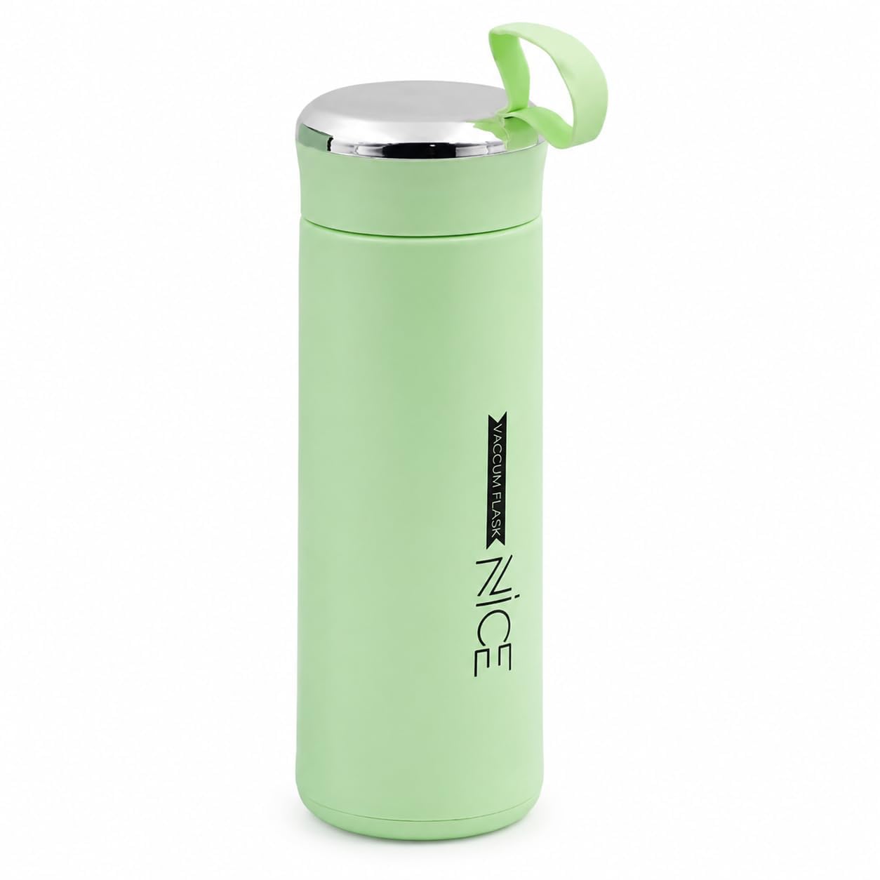Stainless Steel Vacuum Insulated Water Bottle | Double Wall Leakproof Thermos Flask | Hot & Cold Water Bottle with Carry Handle | Reusable Travel Bottle for Office, Gym, School & Outdoor