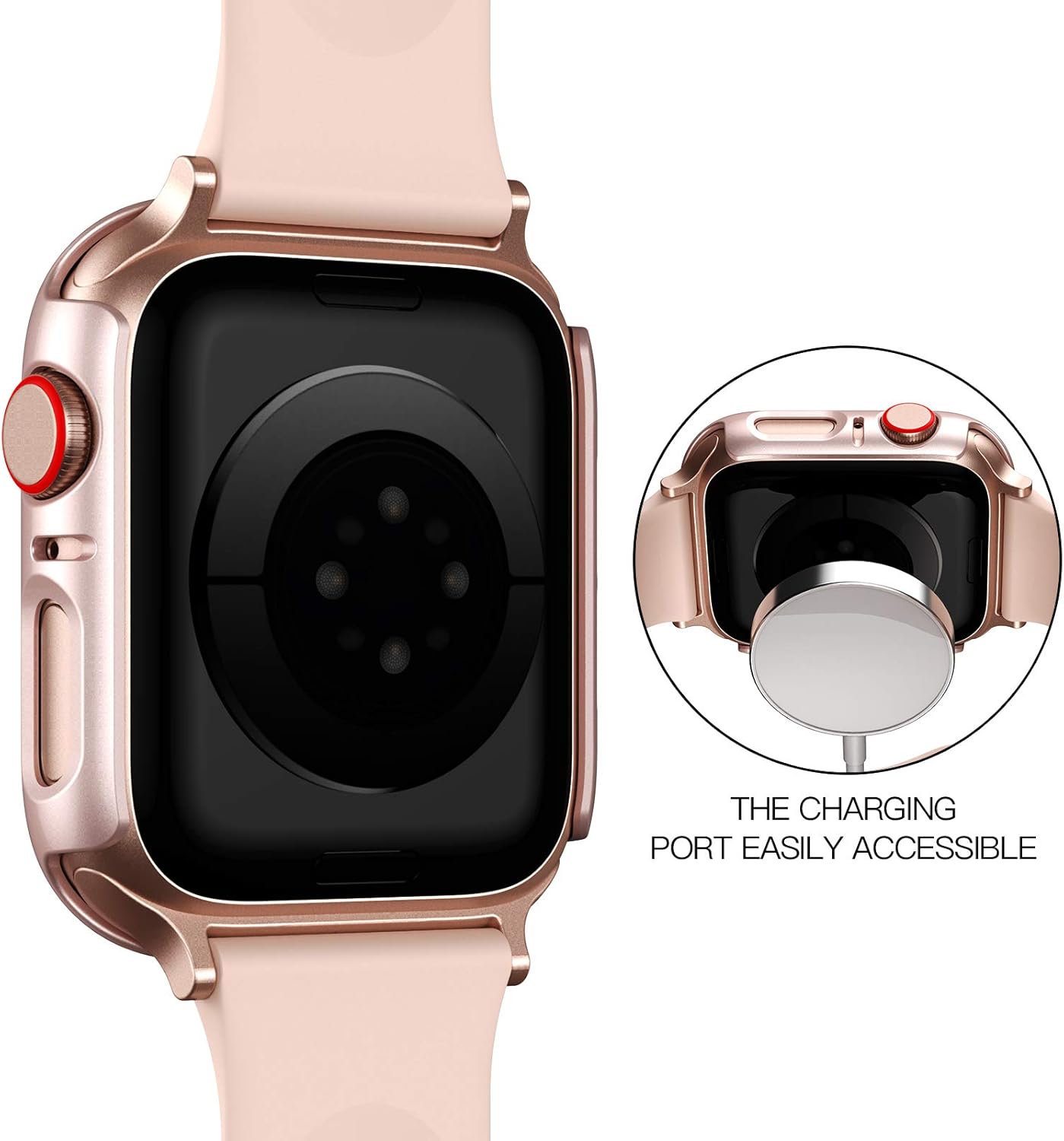 AIG Apple Watch Case 40mm | Multiple Color Variants | Bumper Cover with Tempered Glass | Series 6/5/4