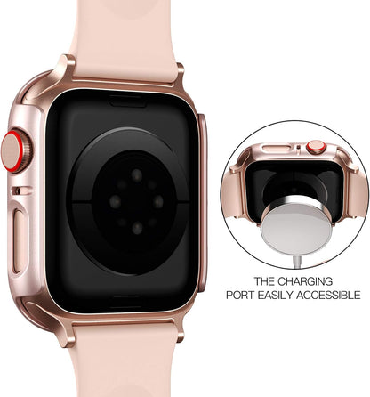 AIG Apple Watch Case 40mm | Multiple Color Variants | Bumper Cover with Tempered Glass | Series 6/5/4