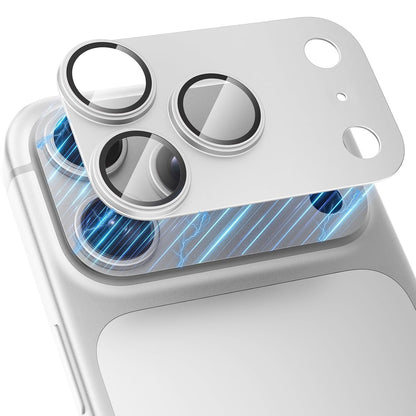 AIG Premium All-Metal Camera Lens Protector for iPhone 18 Pro Max – Silver
