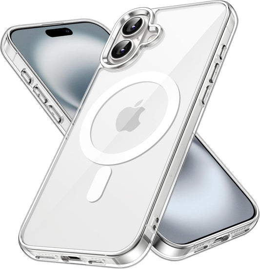 AIG MagSafe Case for iPhone 16 Plus – Clear Magnetic Shockproof Cover