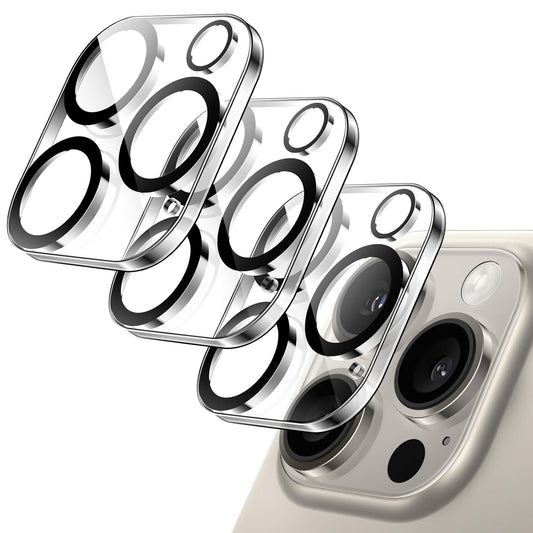 AIG Camera Lens Protector for iPhone 16 Pro/16 Pro Max (3-Pack, HD Clear, 9H Glass)