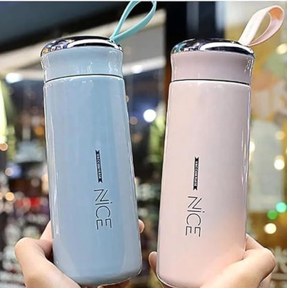 Reusable Plastic Water Bottle with Carry Loop – Leakproof BPA-Free Drinking Bottle for School, Office, Gym, Travel & Daily Use (500ml)