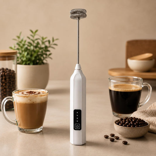 AIG Rechargeable Milk Frother & Coffee Whisk – Electric Handheld Coffee Mixer, Dual Spring Frothing Technology, Drink Mixer & Beater, Multi (Copy)