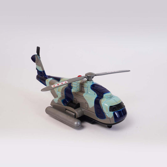 Rescue Helicopter (AIG-071) – Pull‑Back Rescue Toy Helicopter | Colour Will Be Provided as per Available Stock