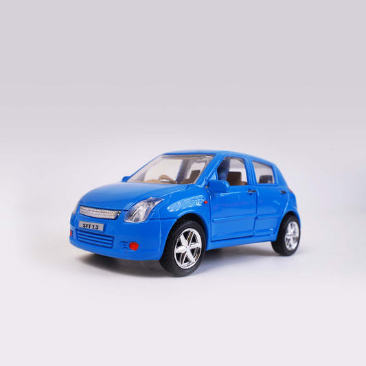 Swift Car (AIG-114) – Pull‑Back Toy Hatchback with Openable Doors | Colour Will Be Provided as per Available Stock