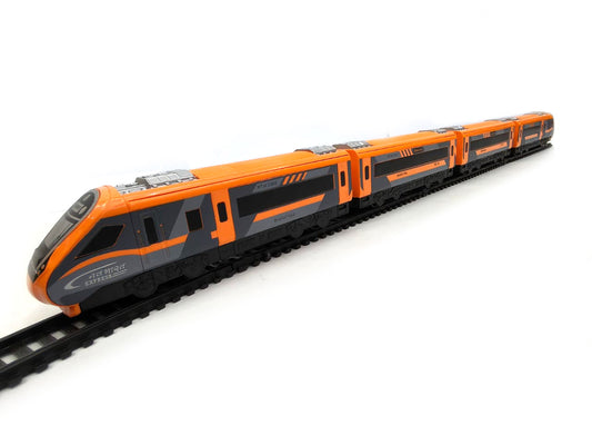 Nav Bharat Electric Saffron Express (AIG-231) – Battery-Operated Toy Train