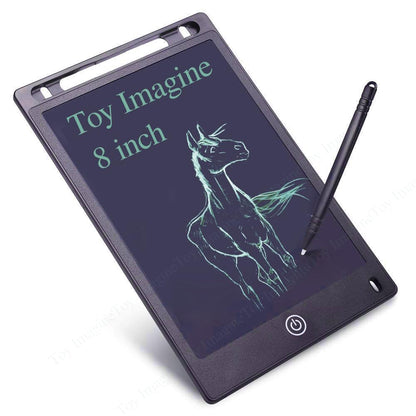 AIG 8.5 Inch LCD Writing Tablet for Kids & Adults | Reusable Drawing Pad, Handwriting & Learning Board | Space Grey - (01 Pack)