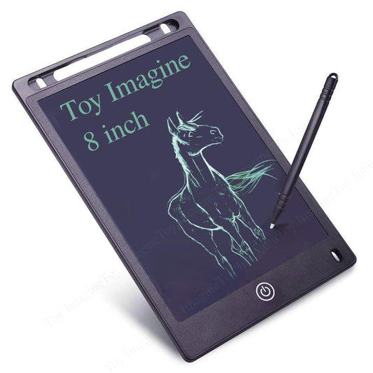 AIG 8.5 Inch LCD Writing Tablet for Kids & Adults | Reusable Drawing Pad, Handwriting & Learning Board | Space Grey - (01 Pack)