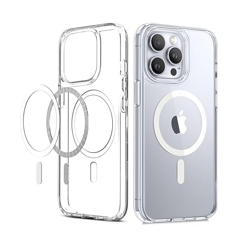 AIG MagTag Case for iPhone 16 Pro Max – Clear Shockproof MagSafe Cover