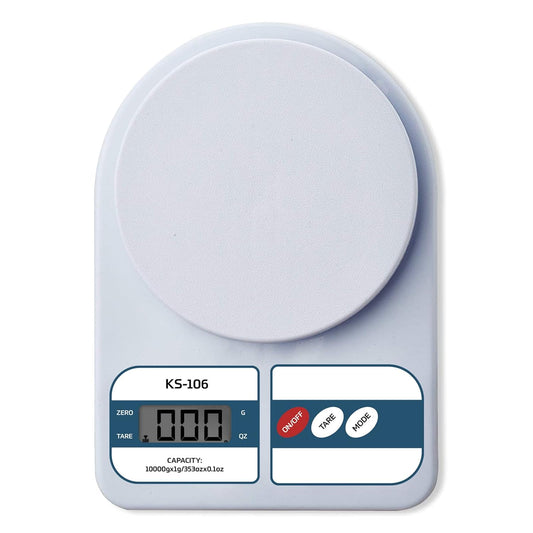 Digital Kitchen Weighing Scale 10 Kg | High Precision Electronic Weight Machine with LCD Display | Food & Diet Measuring Scale for Baking, Cooking & Home Use (pack of 1)
