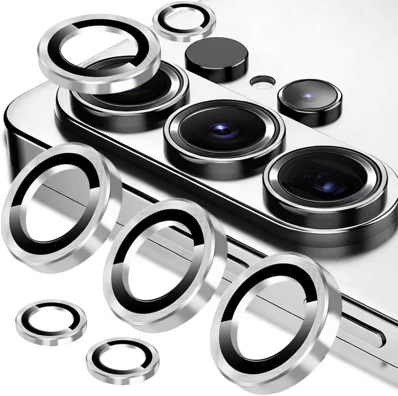 AIG 9H Camera Lens Protector for Samsung Galaxy S26 Ultra – AR/AF Coated, Scratch Resistant, UHD Clear, White Ring