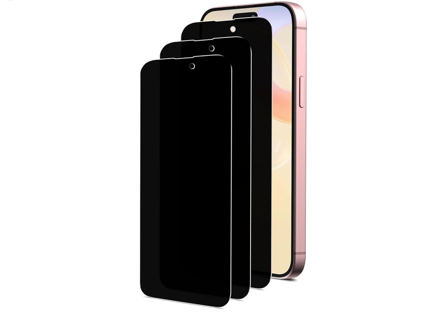AIG Privacy Screen Protector for iPhone 16 Plus – 3 Pack