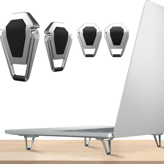 AIG Mini Portable Laptop Stand Zinc Alloy Adjustable Non-Slip Laptop & Tablet Riser for 12-20 Inch Devices