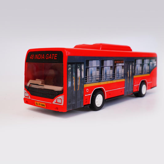Low Floor Bus (AIG-132) – Pull‑Back Toy Bus | Colour Will Be Provided as per Available Stock
