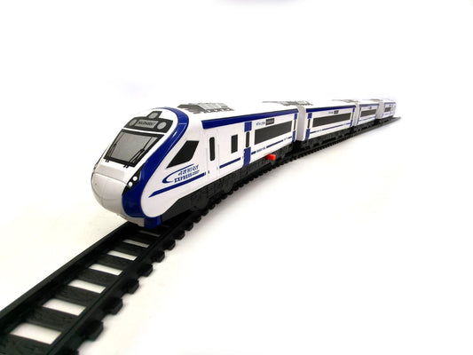 Nav Bharat Electric Blue Express (AIG-229) – Battery-Operated Toy Train