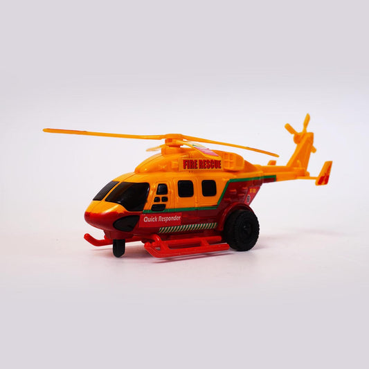 Dhruv Fire Rescue Helicopter (AIG‑170) – Pull‑Back Rescue Helicopter Toy | Colour Will Be Provided as per Available Stock