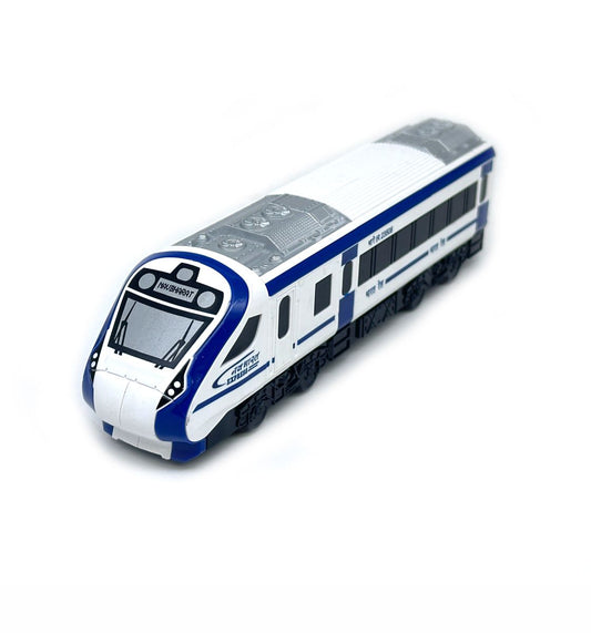 Nav Bharat Blue Express Train (AIG-227) – Friction / Pull-Back Train Toy | Colour Will Be Provided as per Available Stock