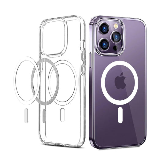 AIG Clear MagSafe Case for iPhone 14 Pro Max – Slim, Shockproof & Anti-Yellowing