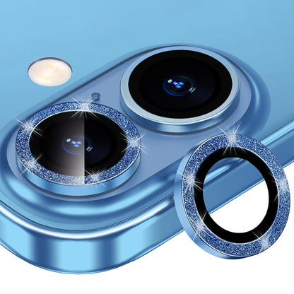 AIG iPhone 16/16 Plus Camera Lens Protector – Bling Glitter Blue