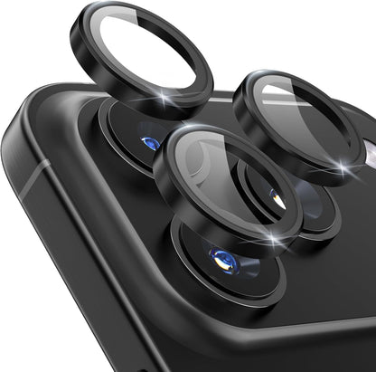 AIG Camera Lens Protector for iPhone 17 Pro/17 Pro Max – 9H Tempered Glass, Black