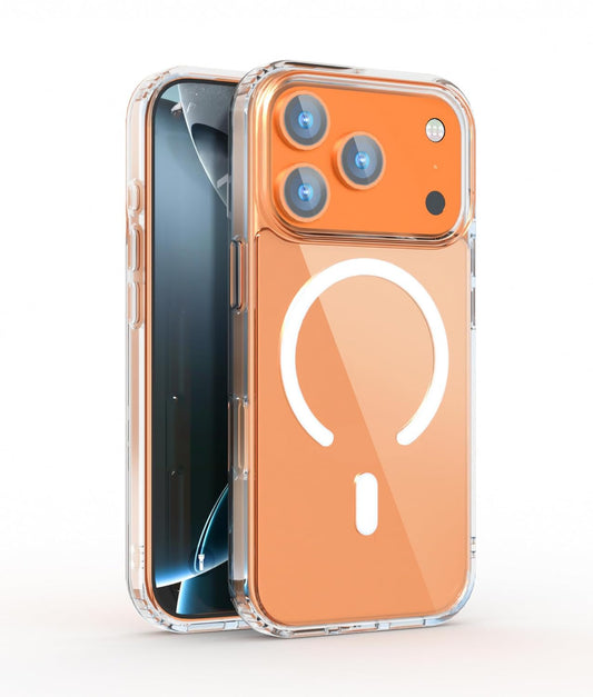 AIG Clear Hybrid Case for iPhone 17 Pro – MagSafe, Shockproof, Transparent Cover