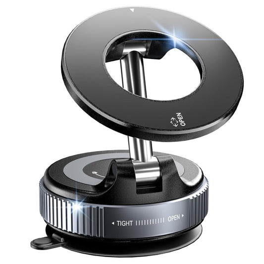 AIG 360° Rotating Magnetic Car Phone Holder – Dashboard Mount with Locking Base & Strong Magnet Grip, Universal Compatibility