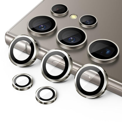 AIG Lens Protector for Samsung S24 Ultra – 9H Glass (Titanium Grey)