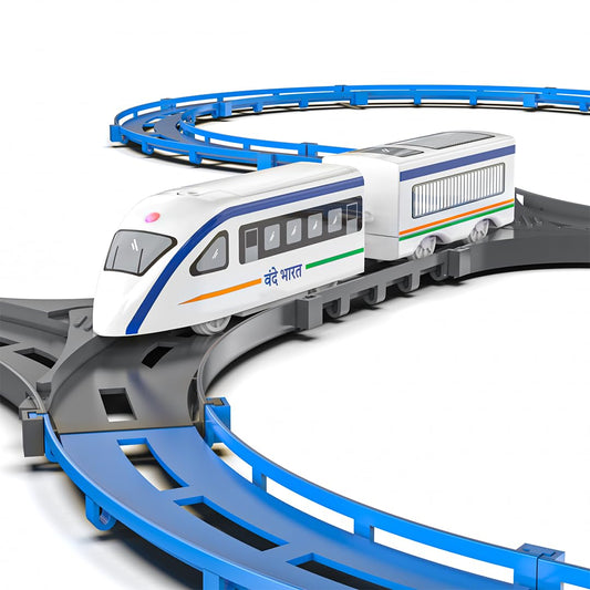 AIG Vande Bharat Bullet Train Toy Set – Battery Operated with Railway Tracks
