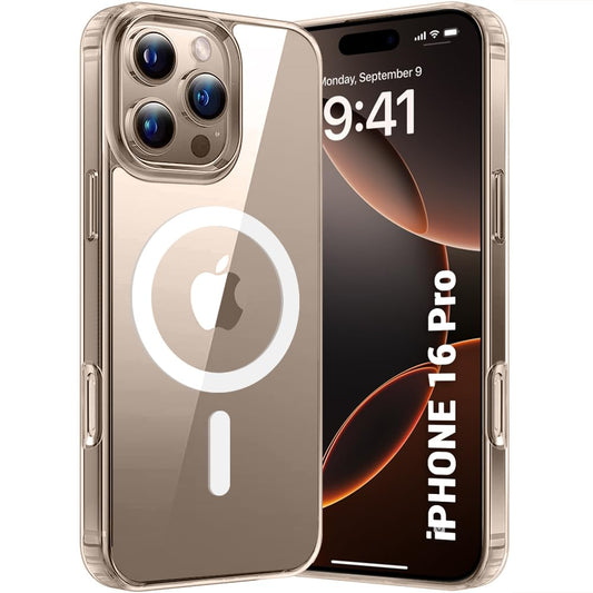 AIG MagSafe Case for iPhone 16 Pro – Clear Shockproof Hybrid Cover