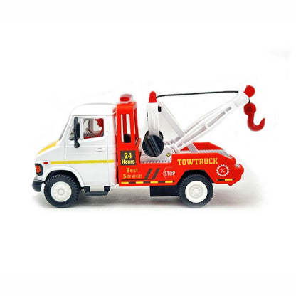 TUF‑07 Tow Truck (AIG-199) – Pull‑Back Toy Tow Truck | Colour Will Be Provided as per Available Stock