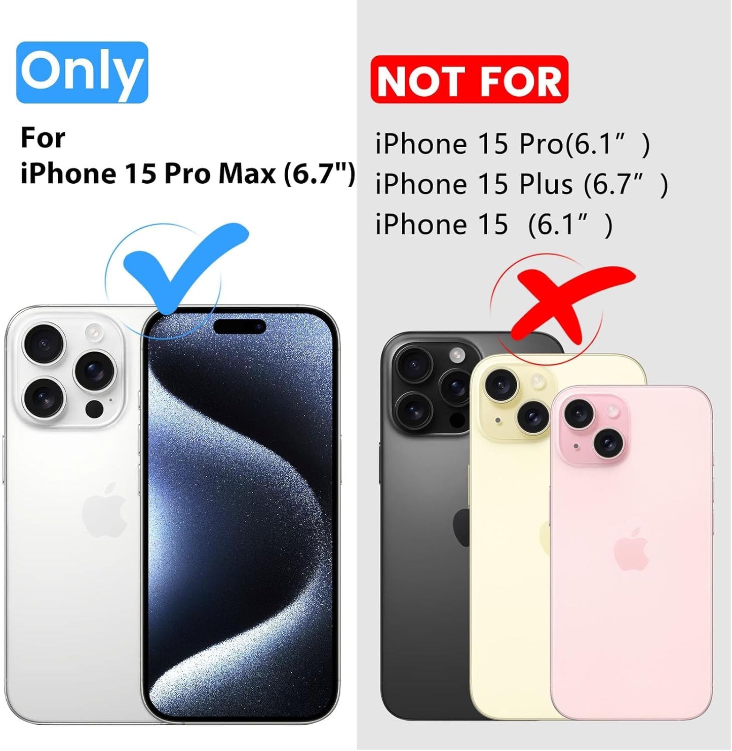 AIG Clear Case for iPhone 15 Pro Max – MagSafe Compatible, Anti-Yellowing, Military-Grade Protection