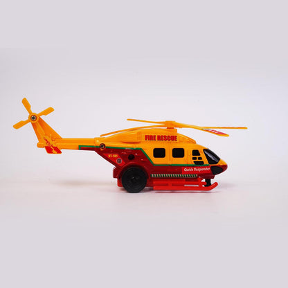 Dhruv Fire Rescue Helicopter (AIG‑170) – Pull‑Back Rescue Helicopter Toy | Colour Will Be Provided as per Available Stock