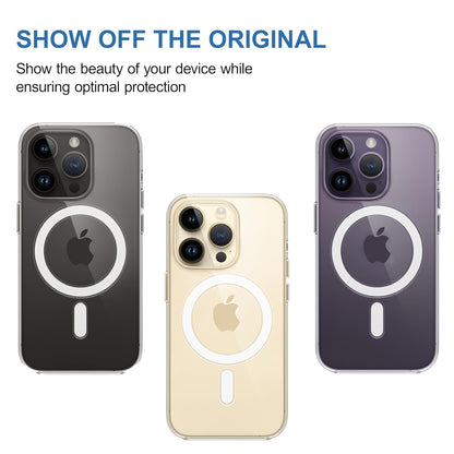 AIG Clear MagSafe Case for iPhone 14 Pro Max – Slim, Shockproof & Anti-Yellowing