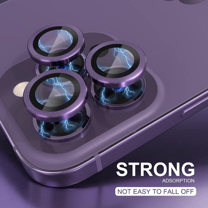 AIG iPhone 14 Pro/14 Pro Max Camera Lens Protector Bling – Deep Purple