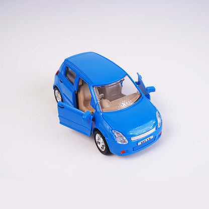 Swift Car (AIG-114) – Pull‑Back Toy Hatchback with Openable Doors | Colour Will Be Provided as per Available Stock