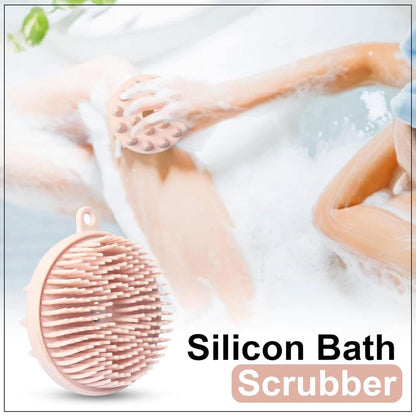 Silicone Bath Brush – Soft Exfoliating Body Scrubber