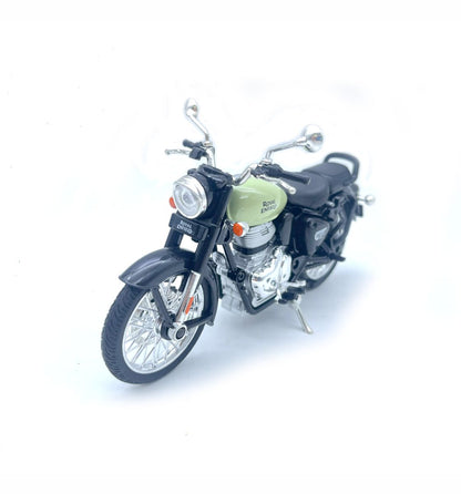 AIG Royal Enfield Classic 350 (AIG-230) – Licensed 1:15 Scale Pull-Back Motorcycle | Color as per Available Stock