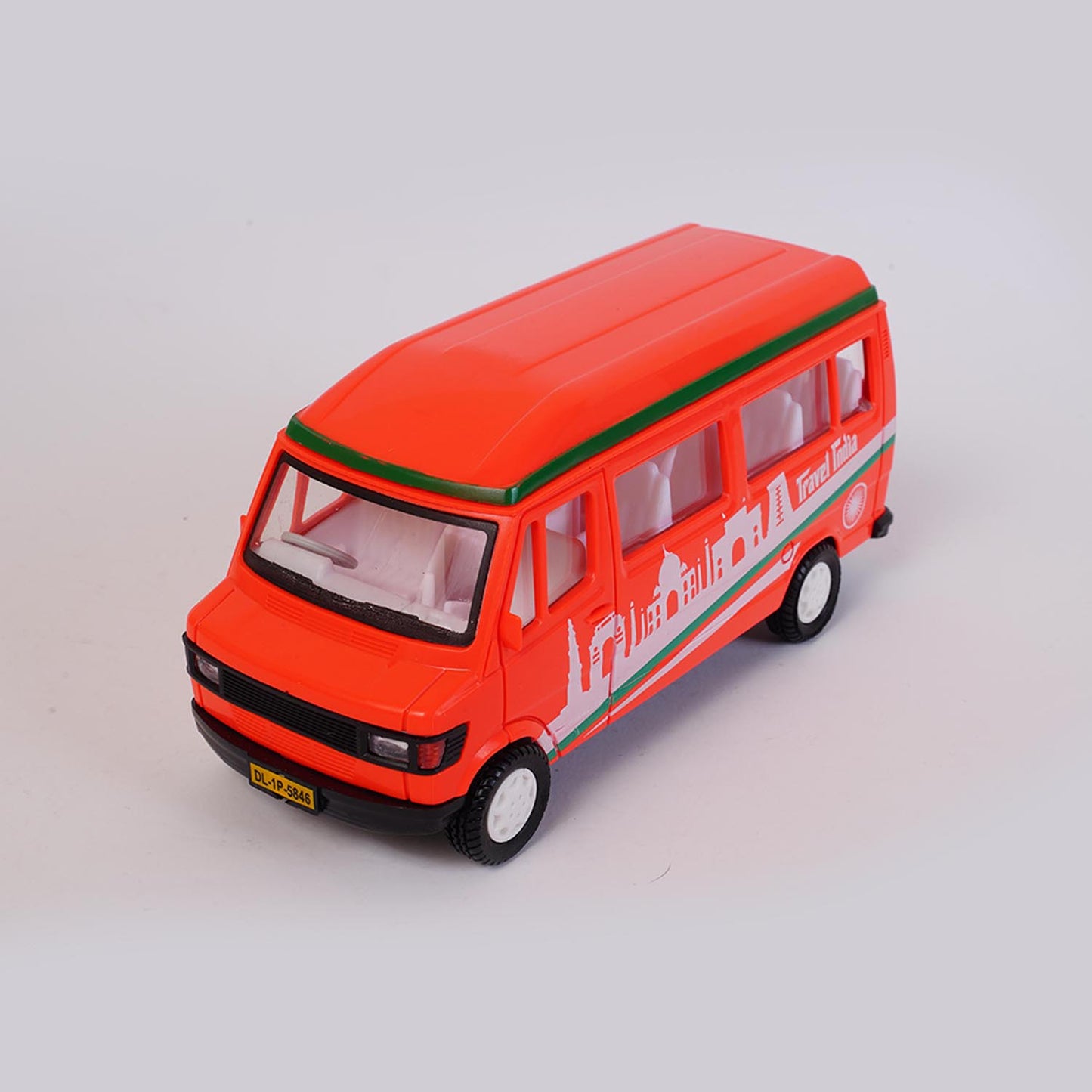 TMP Travel India (AIG-156) – Pull-Back Toy Van | Colour Will Be Provided as per Available Stock