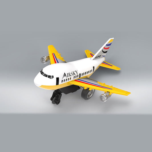 Mini Jet A-747 (AIG-184) – Pull‑Back Toy Airplane | Colour Will Be Provided as per Available Stock