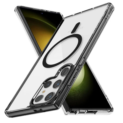 AIG Magnetic Case for Samsung S24 Ultra – Clear Back (Black Side)