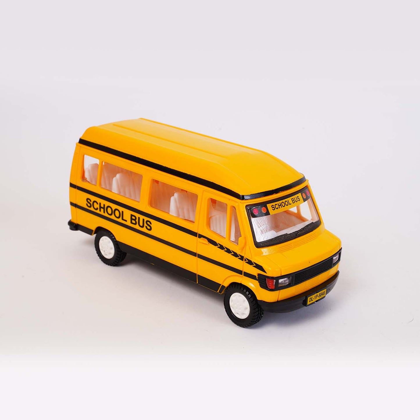 TMP School Bus (AIG-157) – Pull‑Back Toy School Bus