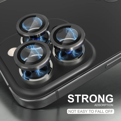 AIG iPhone 14 Pro/14 Pro Max Camera Lens Protector Bling –Space Black